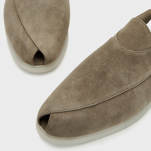 Summer Peshauri | Taupe Suede